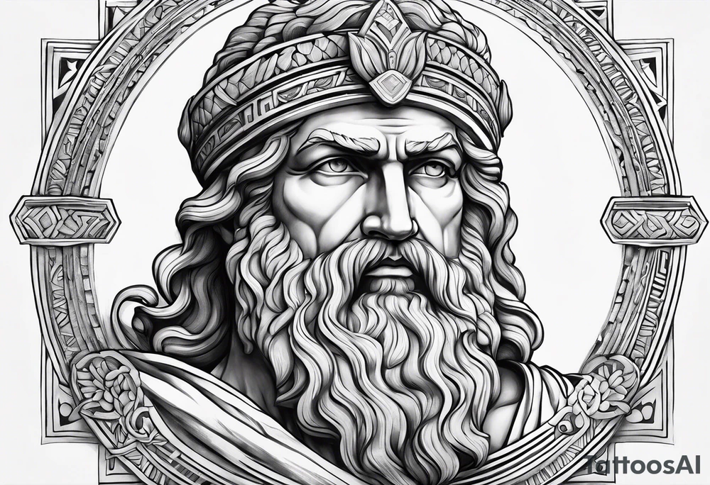 Greek god meletus tattoo idea