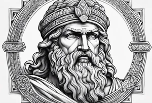 Greek god meletus tattoo idea
