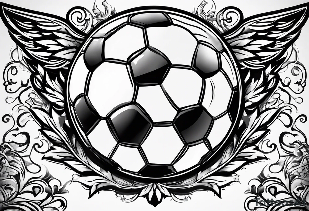 Soccer stick tatoo tattoo idea
