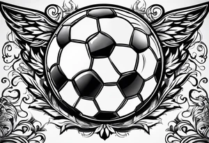 Soccer stick tatoo tattoo idea