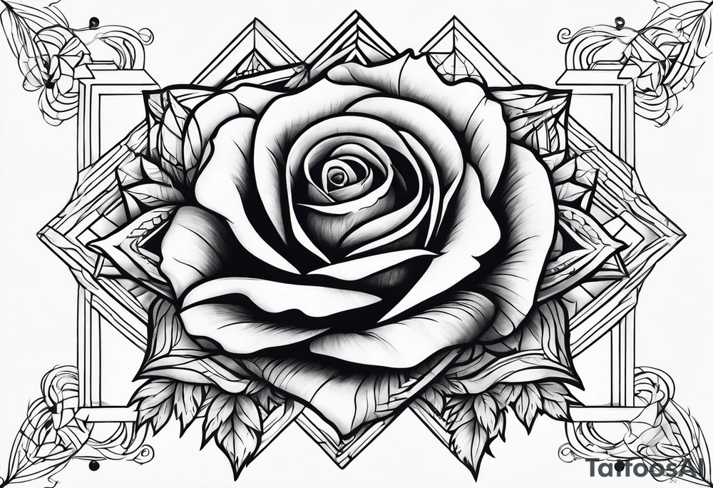 Rose, Virgo, stars, perfectly imperfect tattoo idea