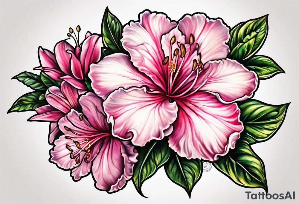 azalea tattoo idea