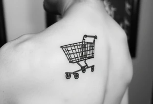 Shopping cart tattoo idea