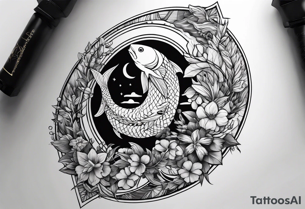 masculine pisces friendship tattoo idea tattoo idea