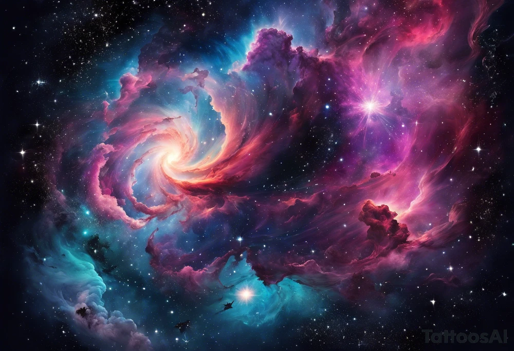 Nebula tattoo idea