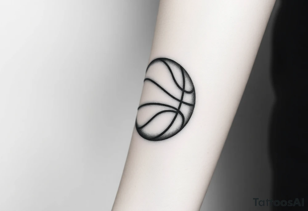 Basketball tattoo idea