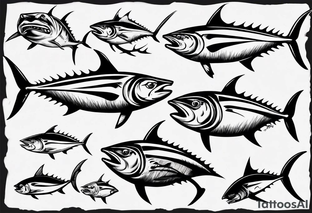 tuna tattoo idea