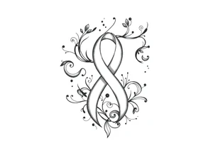 A mental health awareness tattoo for anxiety, depression and bipolar disorders tattoo idea