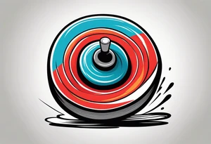 Curling stone l tattoo idea