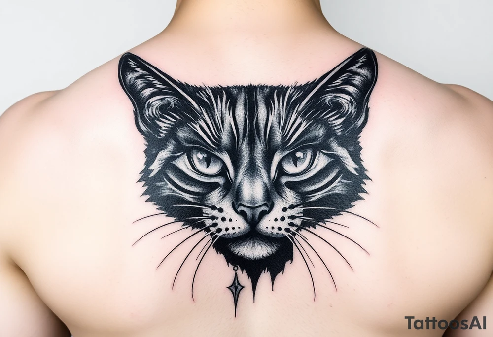 Black Cat tattoo idea