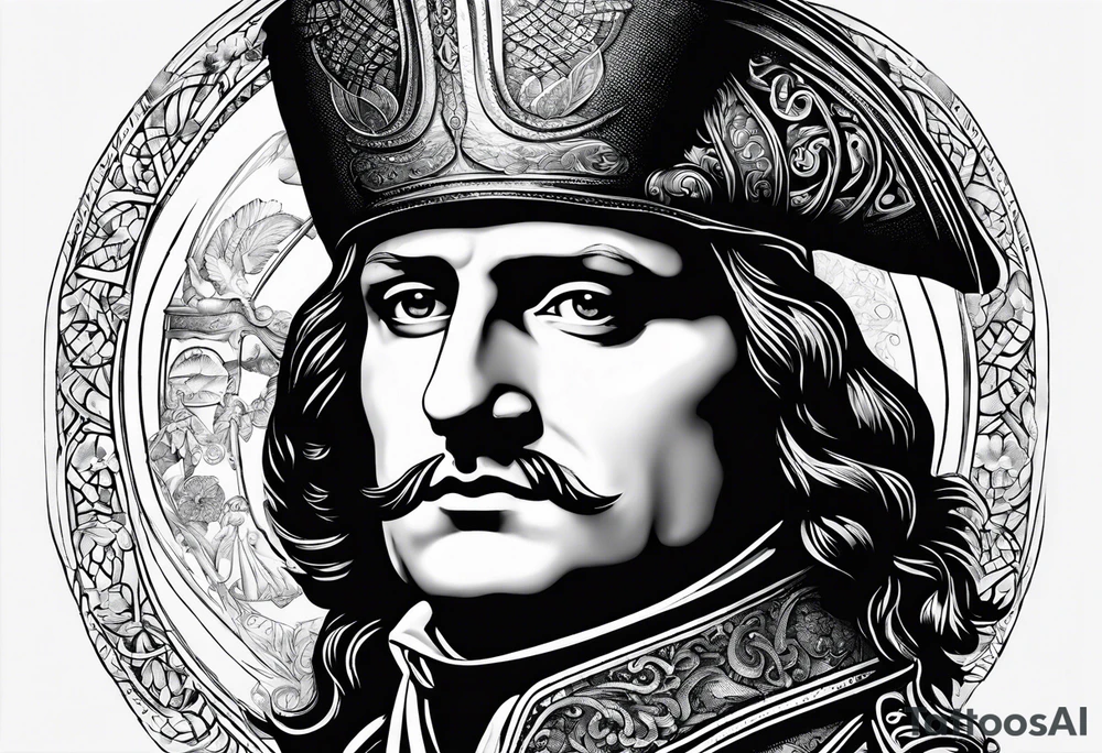 napoleon tattoo with text tattoo idea
