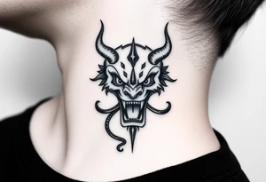 An angry vicious zodiac sign for July 9th tattoo idea
