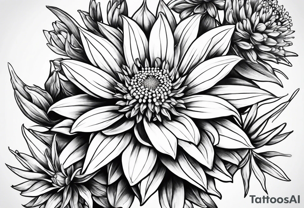 Edelweiss flower tattoo idea