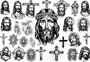 jesus christ tattoo idea