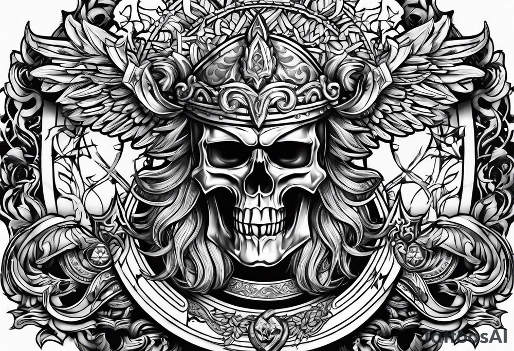 Victory or valhalla tattoo idea