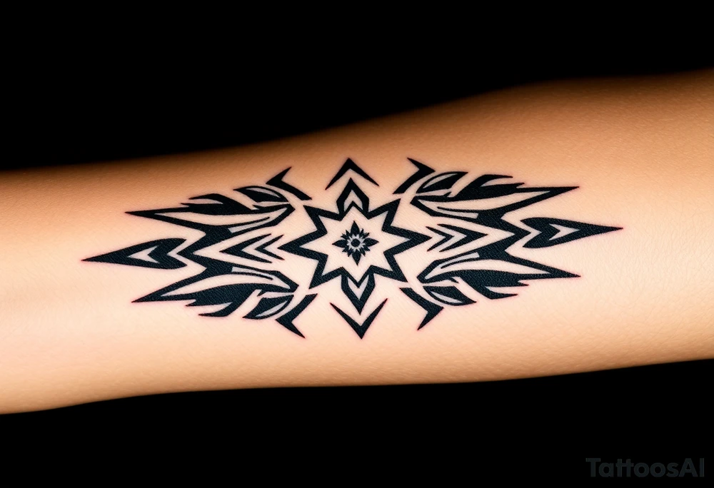 geometric tattoo idea