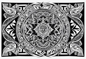 Nigerian pattern tribal tattoo chest tattoo idea