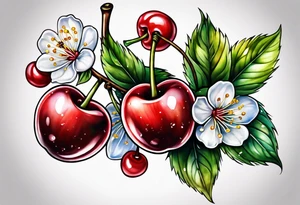 Cherry tattoo idea