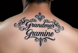 Memorial for grandma who loved gambling tattoo idea