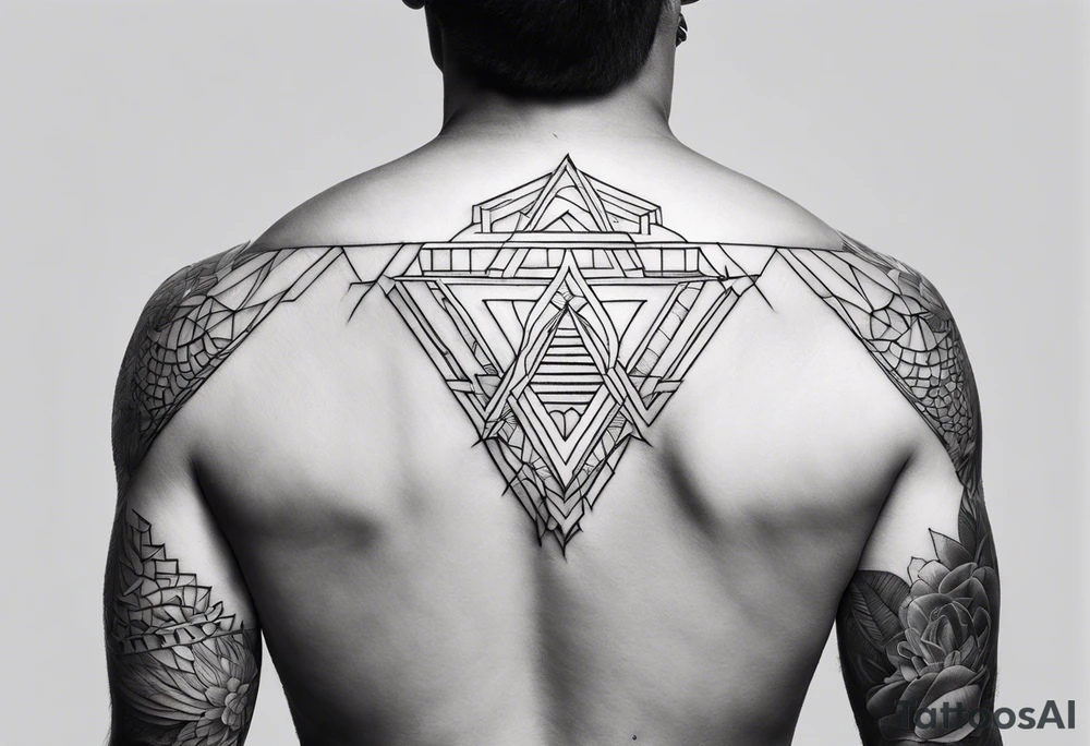 THIN LINES GOING FROM SHOULDERS TO WRISTS tattoo idea