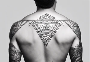 THIN LINES GOING FROM SHOULDERS TO WRISTS tattoo idea