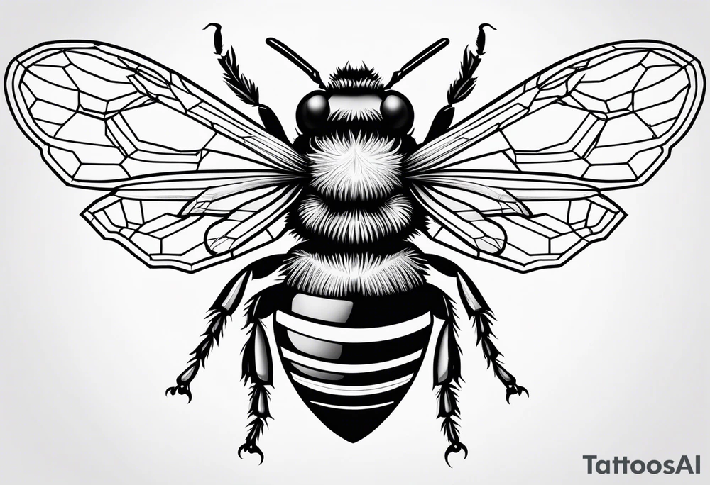 bumble bee tattoo idea