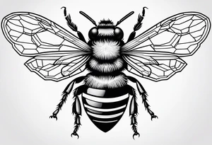 bumble bee tattoo idea