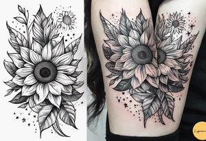 I’m a capicorn I love sunflowers, stars and set sunsets I also think a cassopiea consultation  is tired to me name starts with a W I have 3 kids 1 boy and 2 girls for my  fore arm tattoo idea