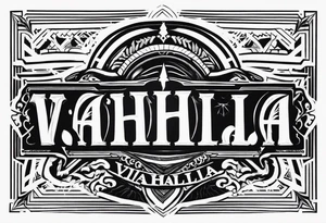 Valhalla  steps tattoo idea