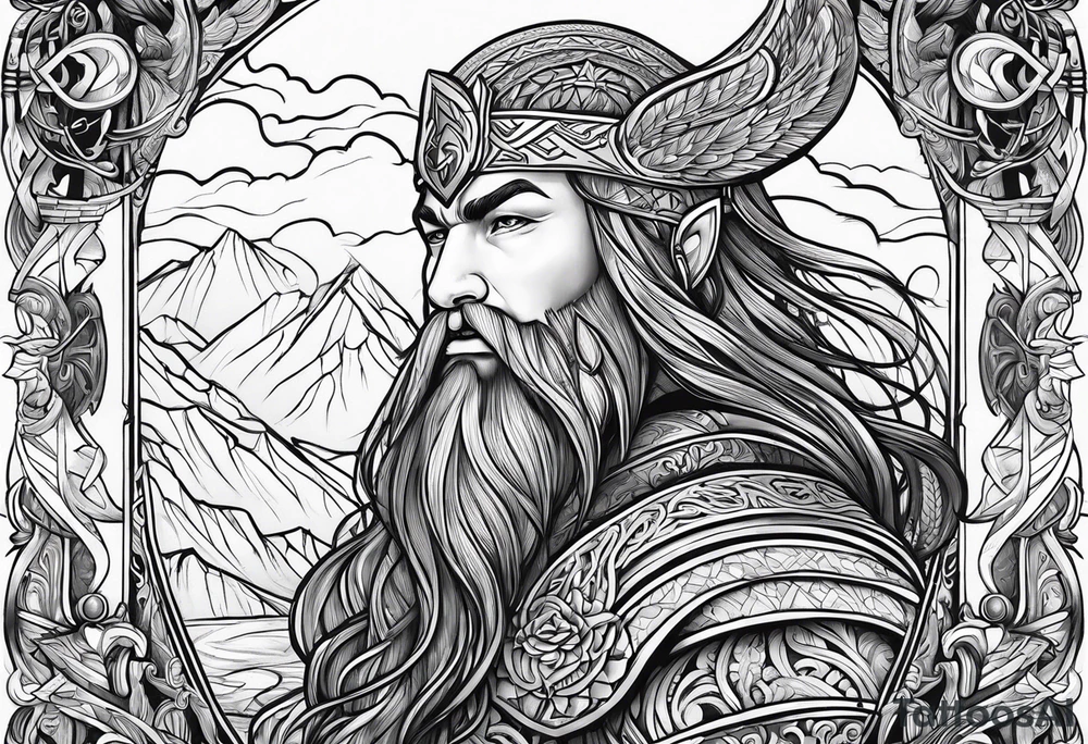 mimir norse mythology tattoo idea