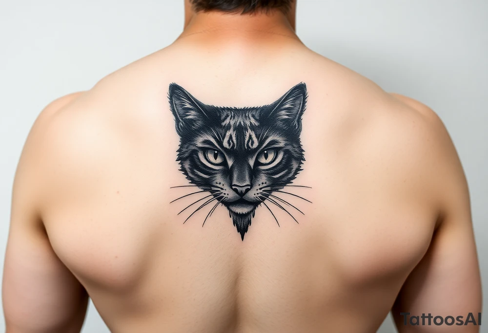 Black Cat tattoo idea