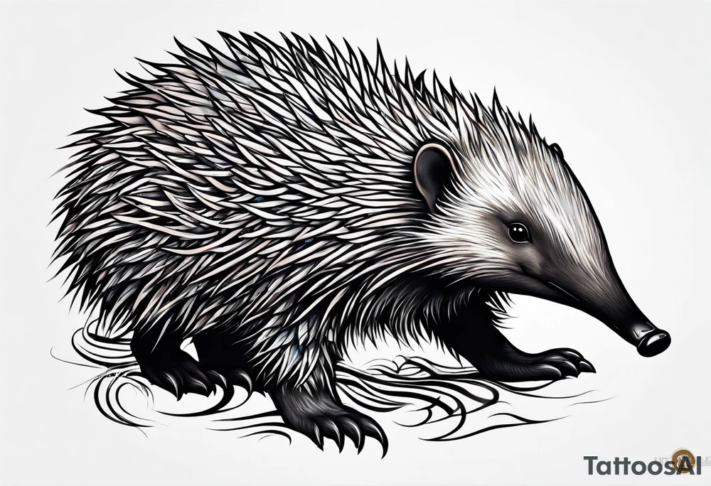 echidna tattoo idea