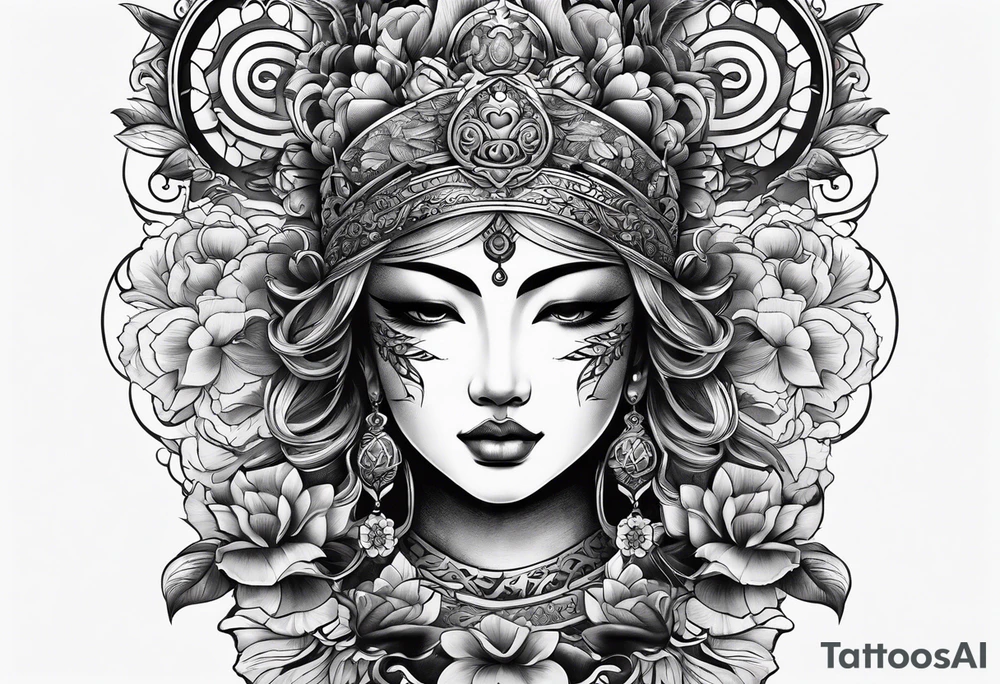 wisdom growth forgiveness loyalty enlightenment love respect tattoo idea