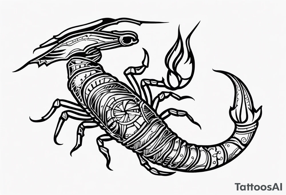 scorpio tattoo idea