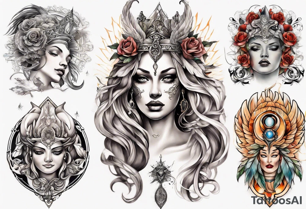 godess tattoo tattoo idea