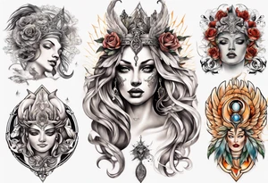 godess tattoo tattoo idea
