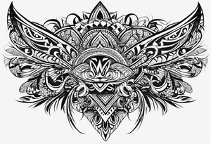 Could you make a tribal tattoo that the tribal pattern make the name Grace tattoo idea