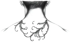 Go back to what it was before. I want fine lines. I want more organic tendrils. tattoo idea