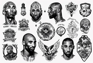 kobe bryant tattoo idea