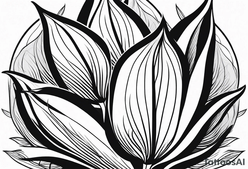 Dutch tulips tattoo, simple please tattoo idea