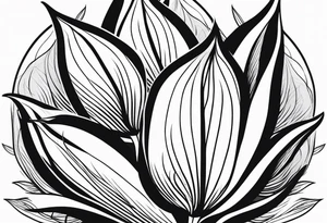 Dutch tulips tattoo, simple please tattoo idea