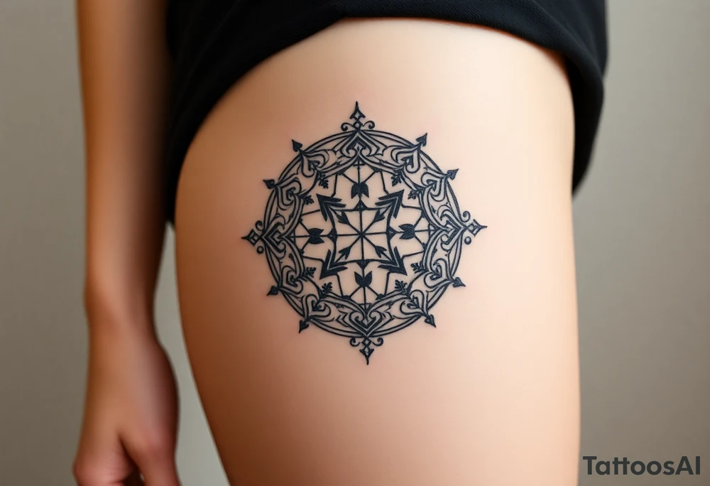 Tarot, the lovers ,witchy, Norse ,runes tattoo idea