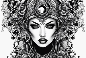 punk rocker tattoo idea