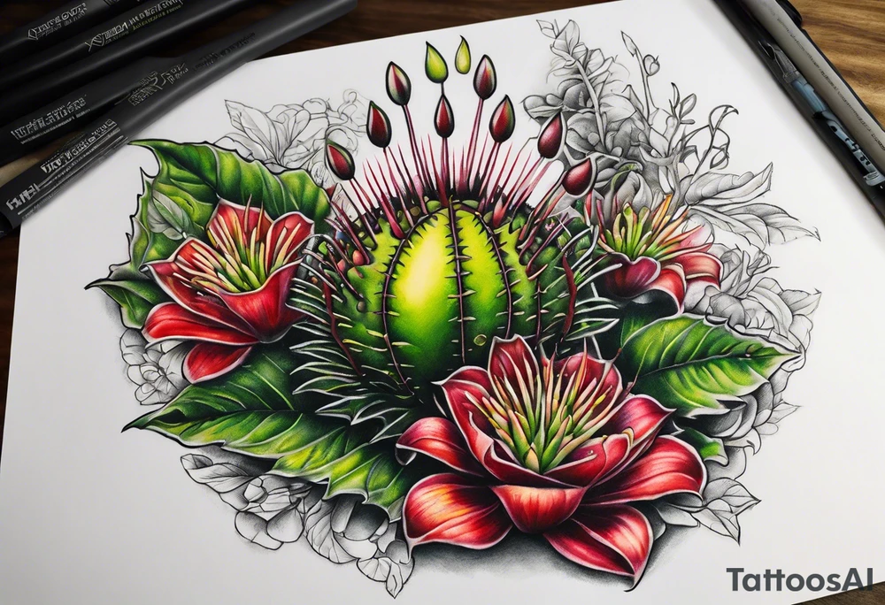 flytrap tattoo idea