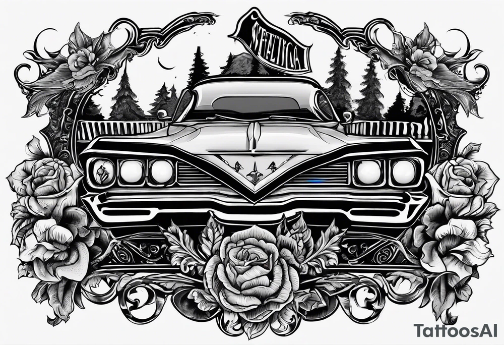 1974 in Metallica font tattoo idea