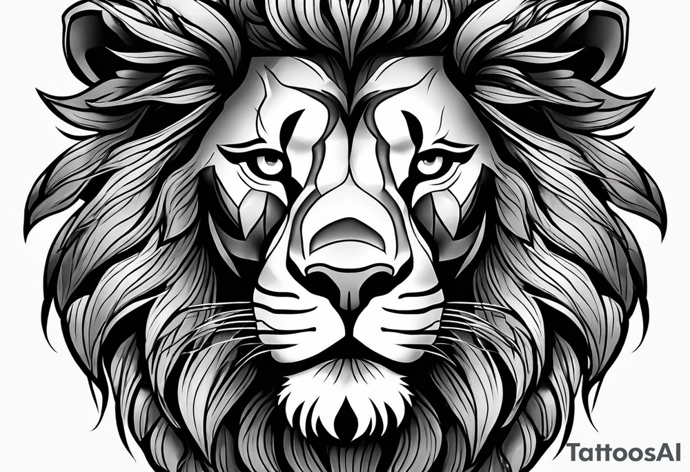 lion tattoo idea