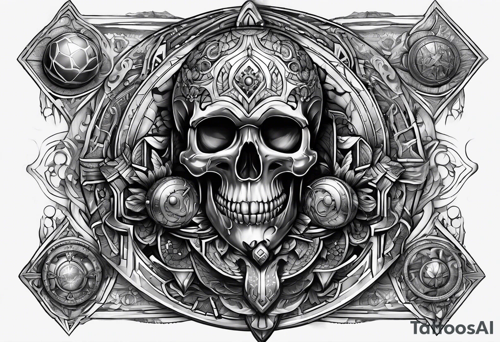 DnD 20 sided die tattoo idea