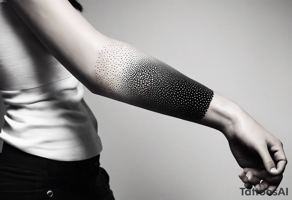 thin tattoo that wraps around arm and forearm tattoo idea