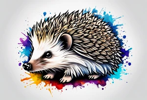 Autism Awareness Hedgehog tattoo idea