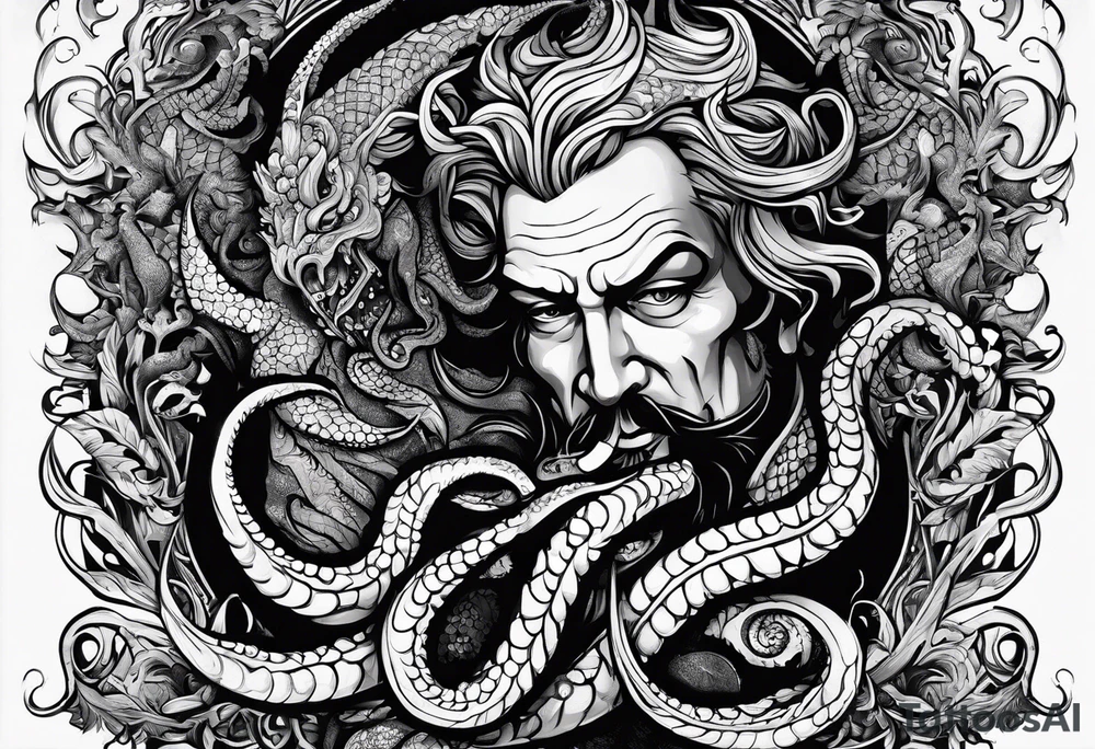 idle hands are the devils playthings, use tentacles smoking a joint tattoo idea